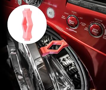 Double-Strength Washer Door Propper, by MagnetMigo - Air Out Your Washer & Avoid Dampness - Handyman Tested Magnet Sticks On & Stays On - Avoid Unpleasant Smells on Clothes - Pink Color