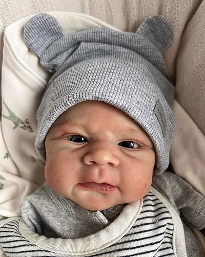 Miniatura 5 de Muñecas de bebé Reborn de 19 pulgadas, tela suave con peso, cuerpo de silicona, muñeca recién nacida, muñecas de bebé realistas que se ven reales,