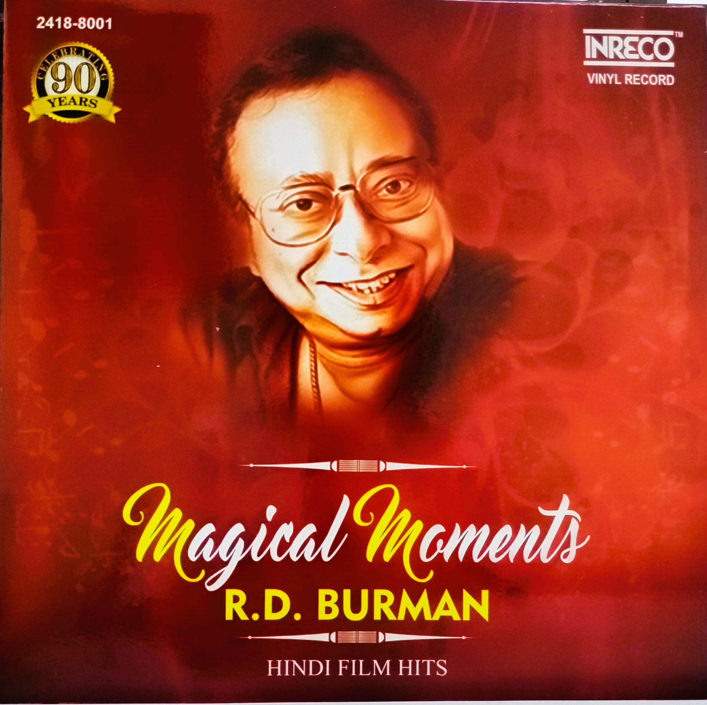 Inreco-Vinyl Record-Magical Moments-R. D. Burman-Hindi Film Hits - 8 Hindi Super Hits Songs-2418-8001