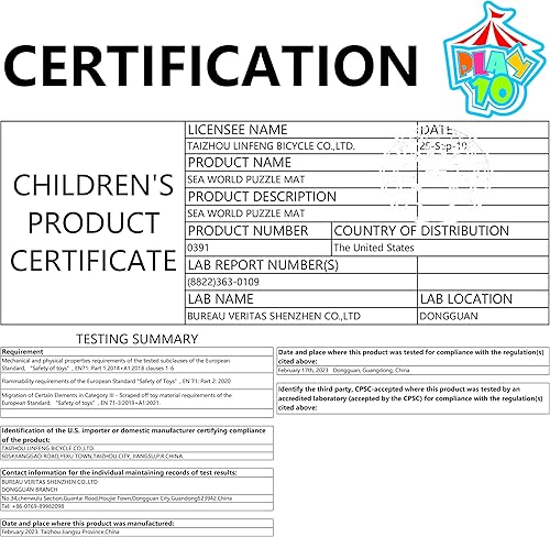 Miniatura 5 de PLAY 10 Alfombrillas de rompecabezas para piso, tapete de juegos de espuma para bebés, tapete de rompecabezas para bebé, tapete de espuma de 34 x 34
