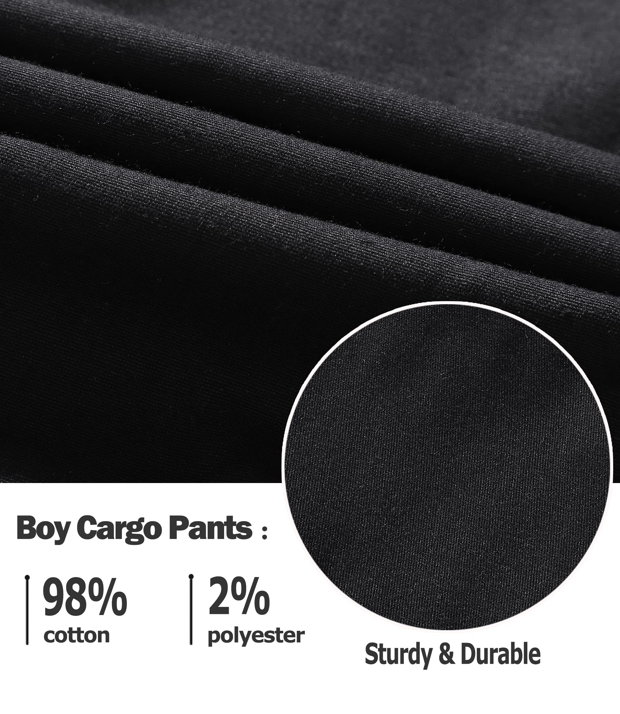 Pantalones Cargo para Niños Pantalon Jogger 4-15 Años