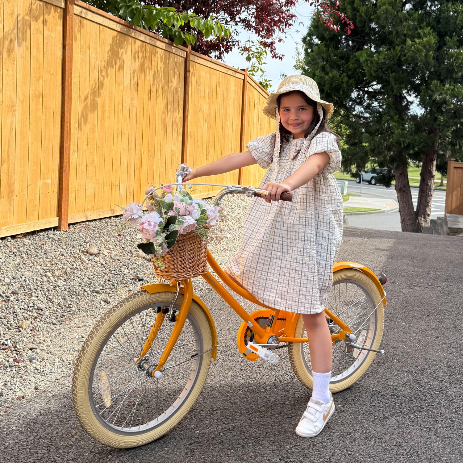 Amazon.co.jp: Glerc 20インチ キッズ ガールズ バイク 6 7 8 9 10歳
