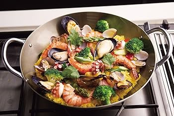 Amazon｜和平フレイズ パエリア鍋 28cm ダンチュウ 鉄 DA-10