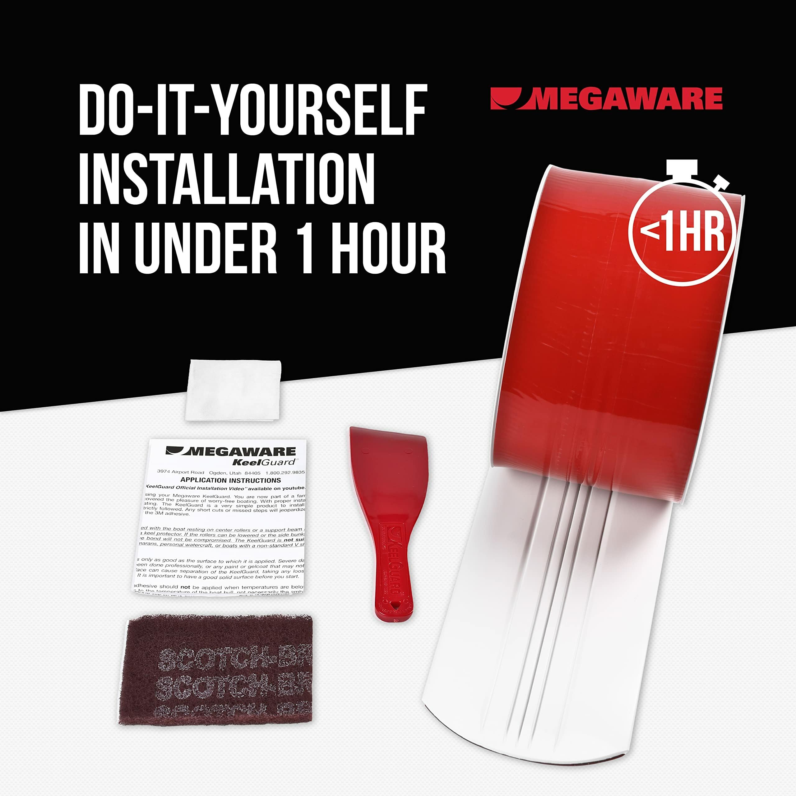 Buy Megaware SelfAdhesive DIY Keel Guard Prolongs The Life of Your