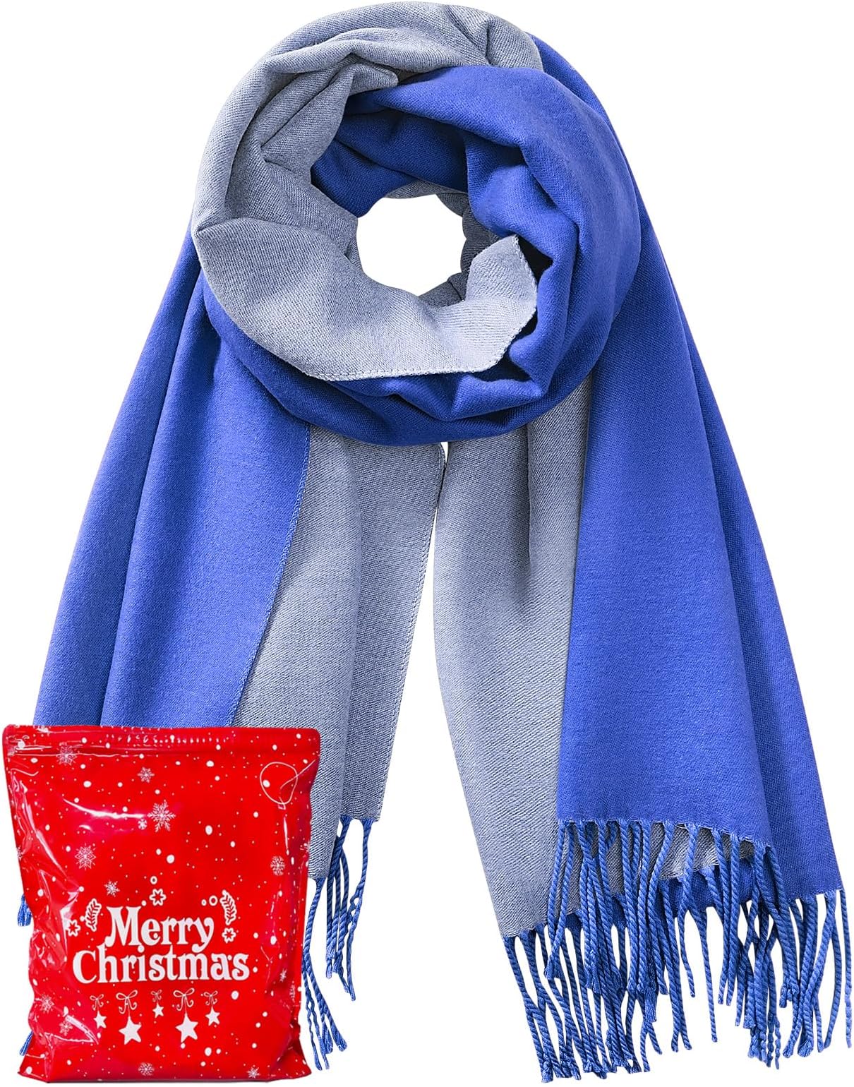 Scarf for Women Soft Pashmina Shawls And Wraps Long Large Winter Warm Ladies Tassel Reversible Scarves