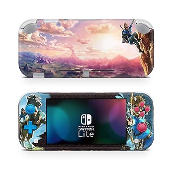 Amazon Com Breath Of The Wild Botw Game Skin For Nintendo Switch Lite Console