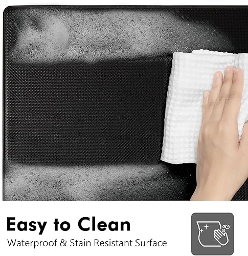 Miniatura 4 de DAILYLIFE - Tapete de cocina antifatiga de 25 pulgadas de grosor, tapete cómodo de pie para el hogar, oficina, garaje, parte inferior