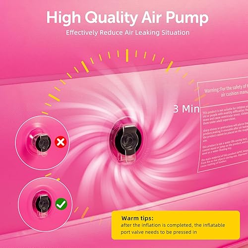 Miniatura 4 de Cama BBL mejorada con agujero, cama inflable BBL después de la cirugía, colchón brasileño de recuperación de cirugía de levantamiento de glúteos con