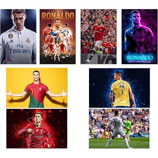 Ronaldo Football Poster 12x8 Inch