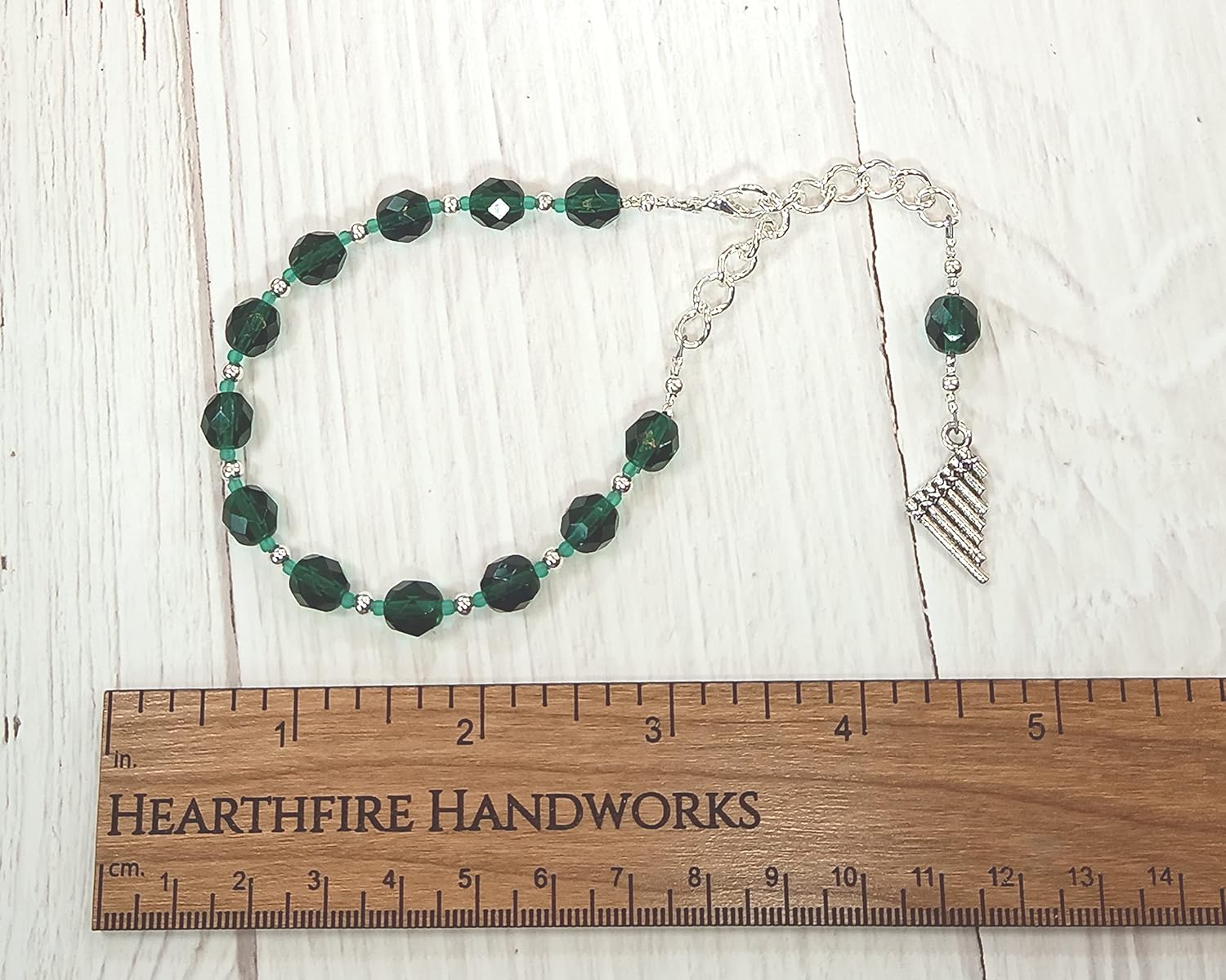 Pan Prayer Bead Bracelet: Greek God of the Forest, Mountains, Shepherds, Hunters, Country Life, Friend of the Nymphs