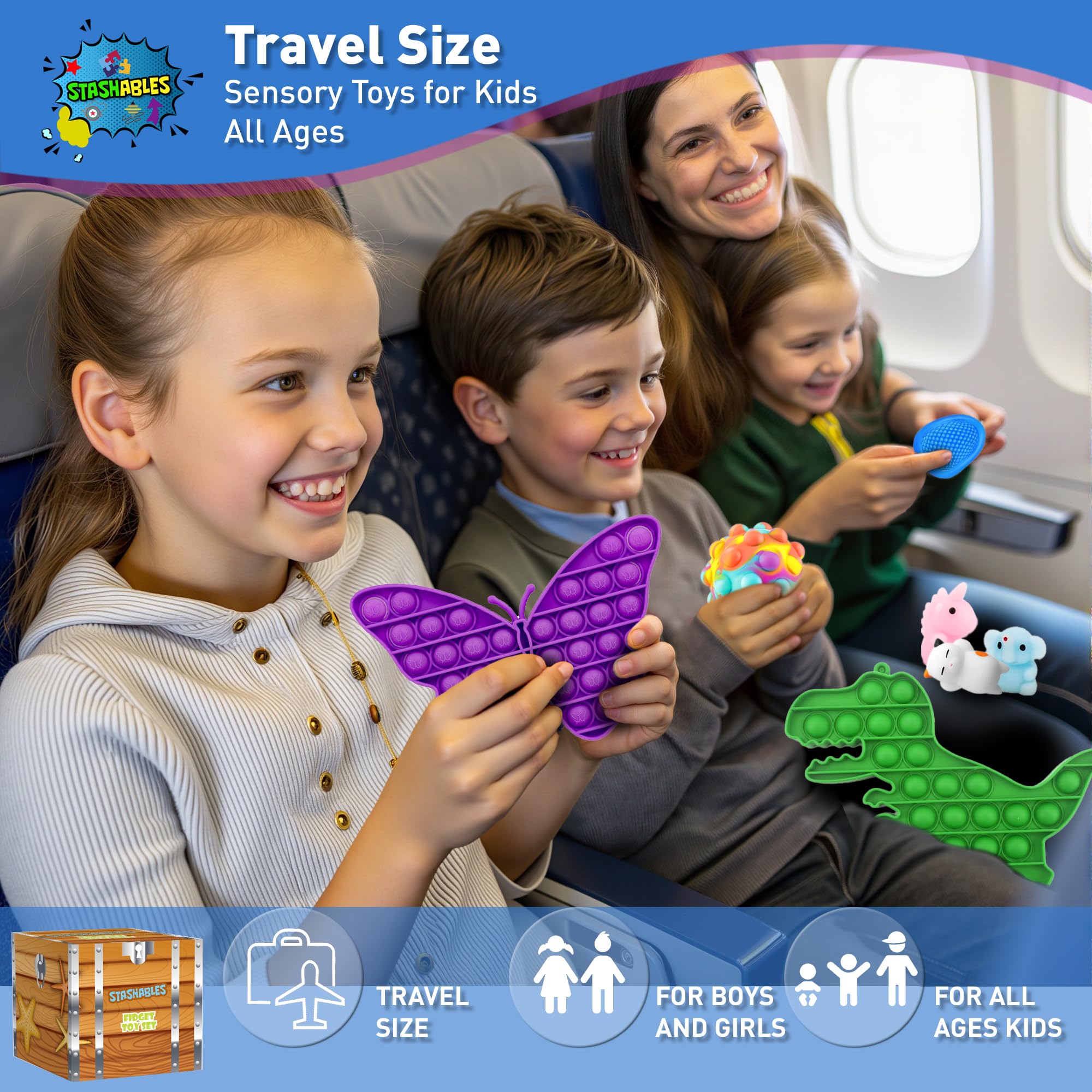 Ensemble de jouets tactiles 3
