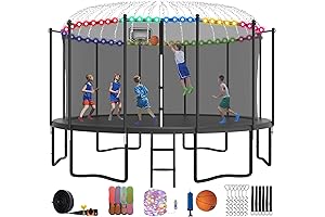 Yorin Bounce Trampoline 12ft: Supreme Backyard Fun for Kids & Adults!