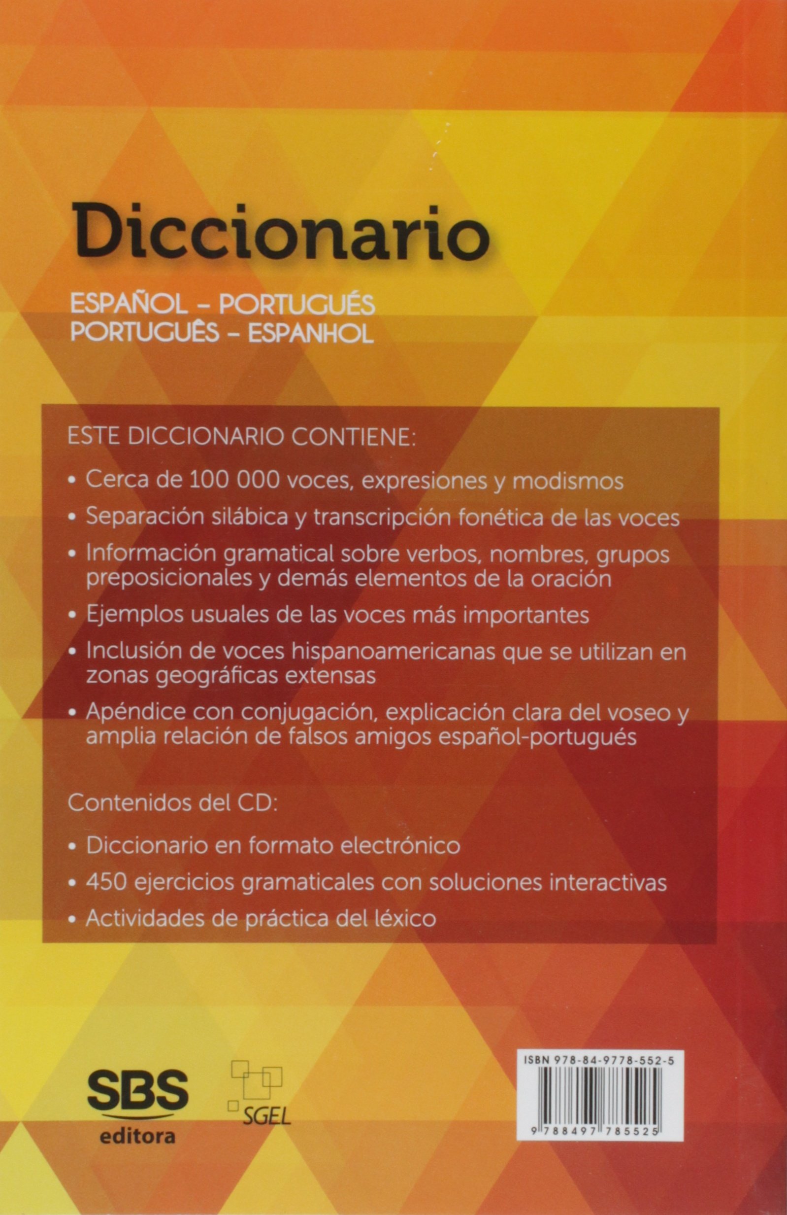 Diccionario español/portugués bolsillo