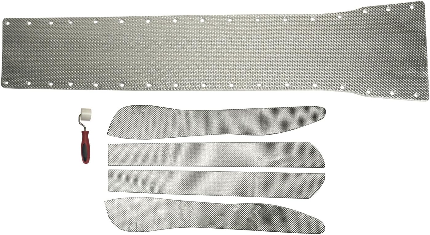 Design Engineering 050532 Corvette C6 Transmission Tunnel Plate & Side Thermal Shield Complete Kit