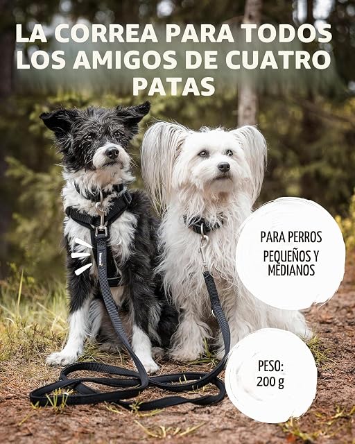 Foto 6 de 6 de Rudelkönig Bella - Correa Ajustable para Perros, 2,30 m, Nylon Acolchado