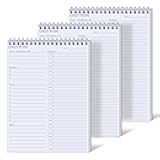 3PC 24 Hour Daily Planner - Daily To Do List for Work & Personal Life, Productivity Planner, Everyday Planner, Daily Schedule, 6.5 x 9.8