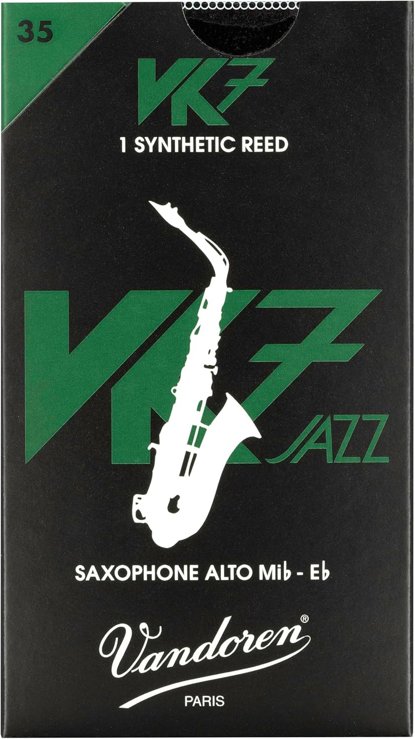 Vandoren VK7 Jazz Synthetic Alto Saxophone Reed, Strength 35