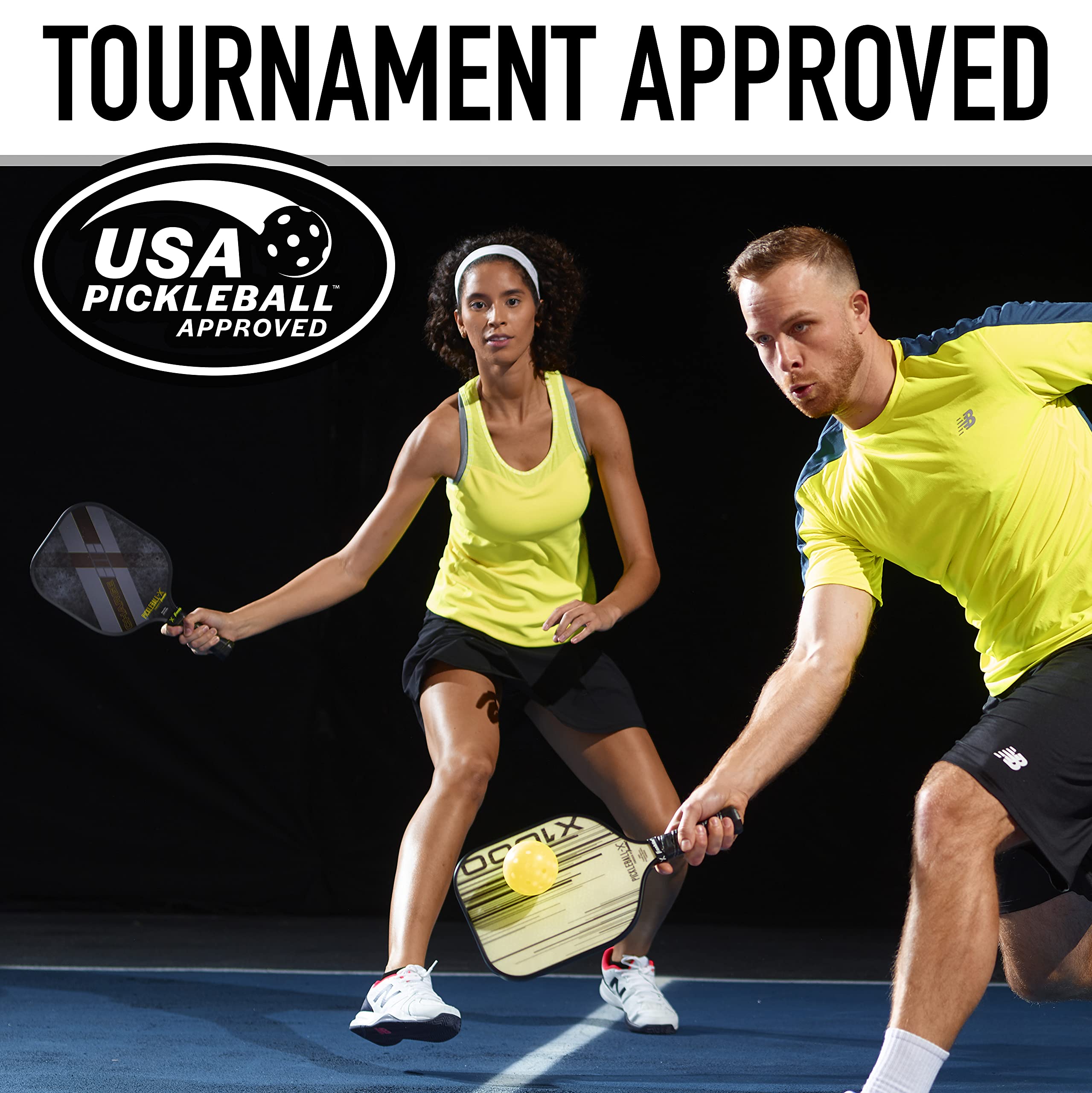 Franklin Sports X-26 Pickleballs für den Innenbereich, 3er-Pack, 12er-Pack und 100 Stück, USAPA-zugelassene Turnier-Pickleballs, mehrere Farben
