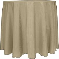 Vista 35 de Ultimate Textile Mantel redondo reversible Shantung Satin Majestic de 114 pulgadas, color verde cazador