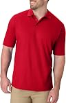 Hanes Hanes X-Temp pour hommes avec fresh IQ Pique Polo à manches courtes ShirtPolo Chemise pour homme