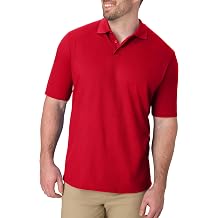 Hanes Mens X-Temp Short Sleeve Polo Shirt, Midweight Mens Shirt