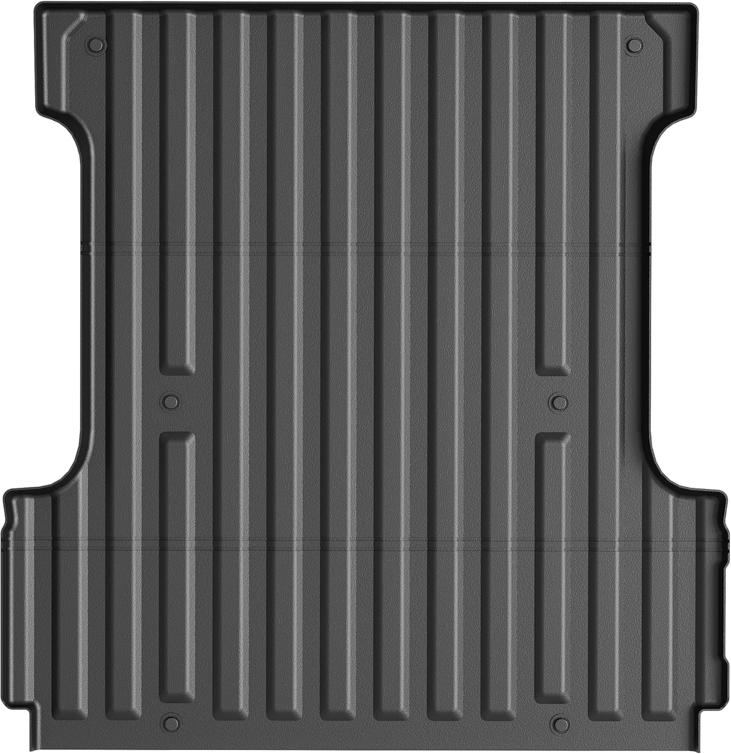 PULLAFUN Truck Bed Mat for 2015-2024 Ford F150 SuperCrew Cab 5.5 Feet(67.1 inches) Bed, Custom Fit All Weather TPE Pickup F-150 Bed Liner Cargo Mat