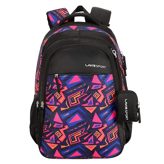 Lavie Sport Spacious Casual Backpack | School College Bag For Girls