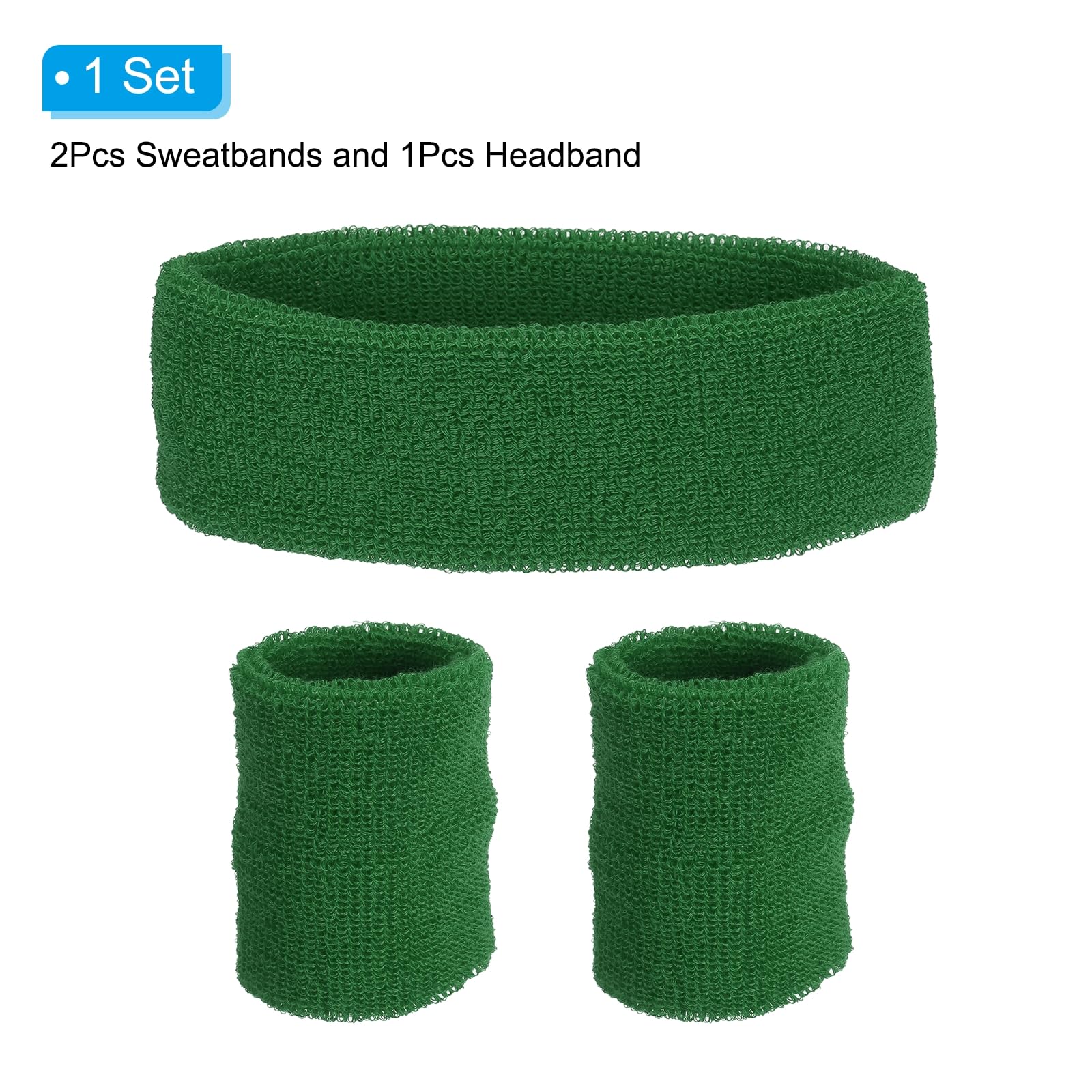 PATIKIL Sports Wristbands Headband Set - Image 3