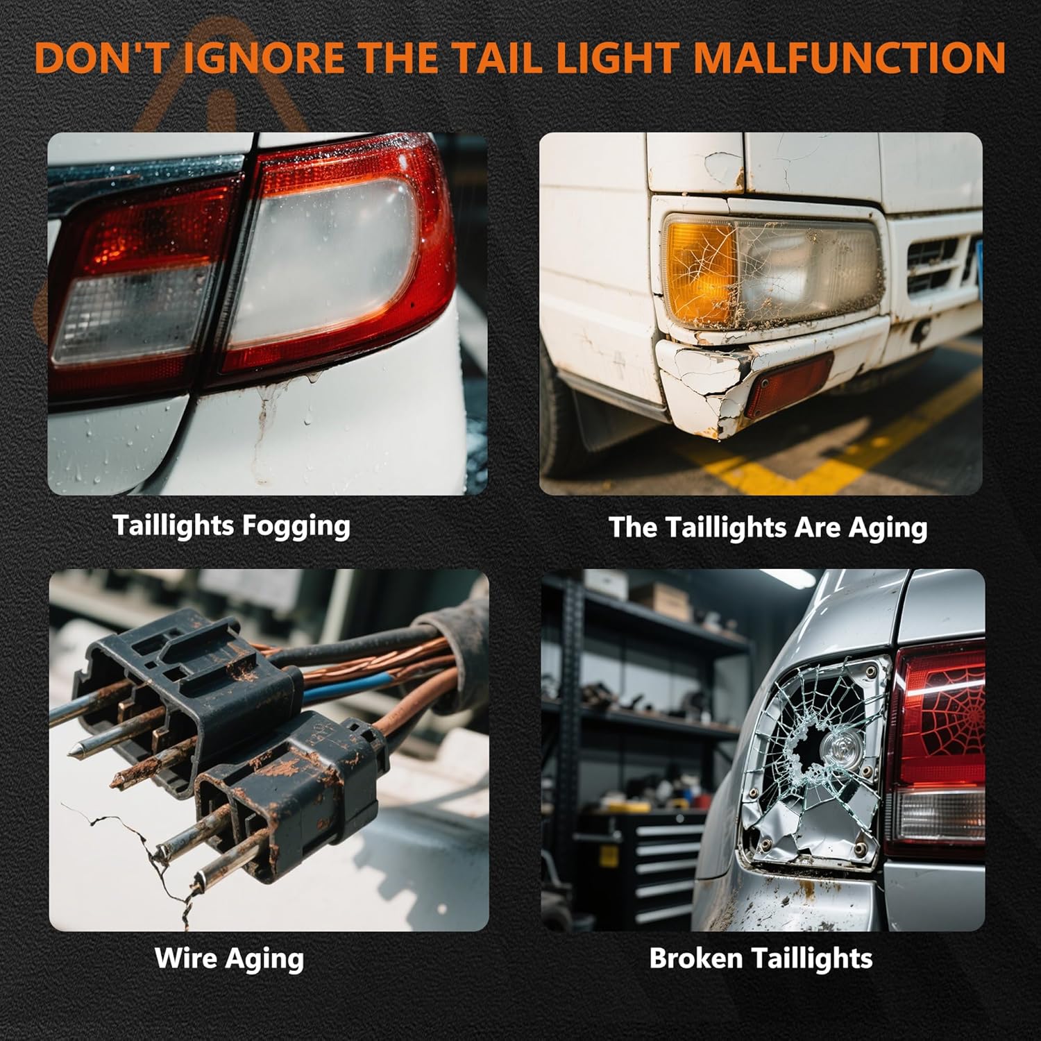 Tail Light Compatible With 2017-2019 Ford F-250 F-350 Super Duty Right Passenger Side Tail Lights Assembly
