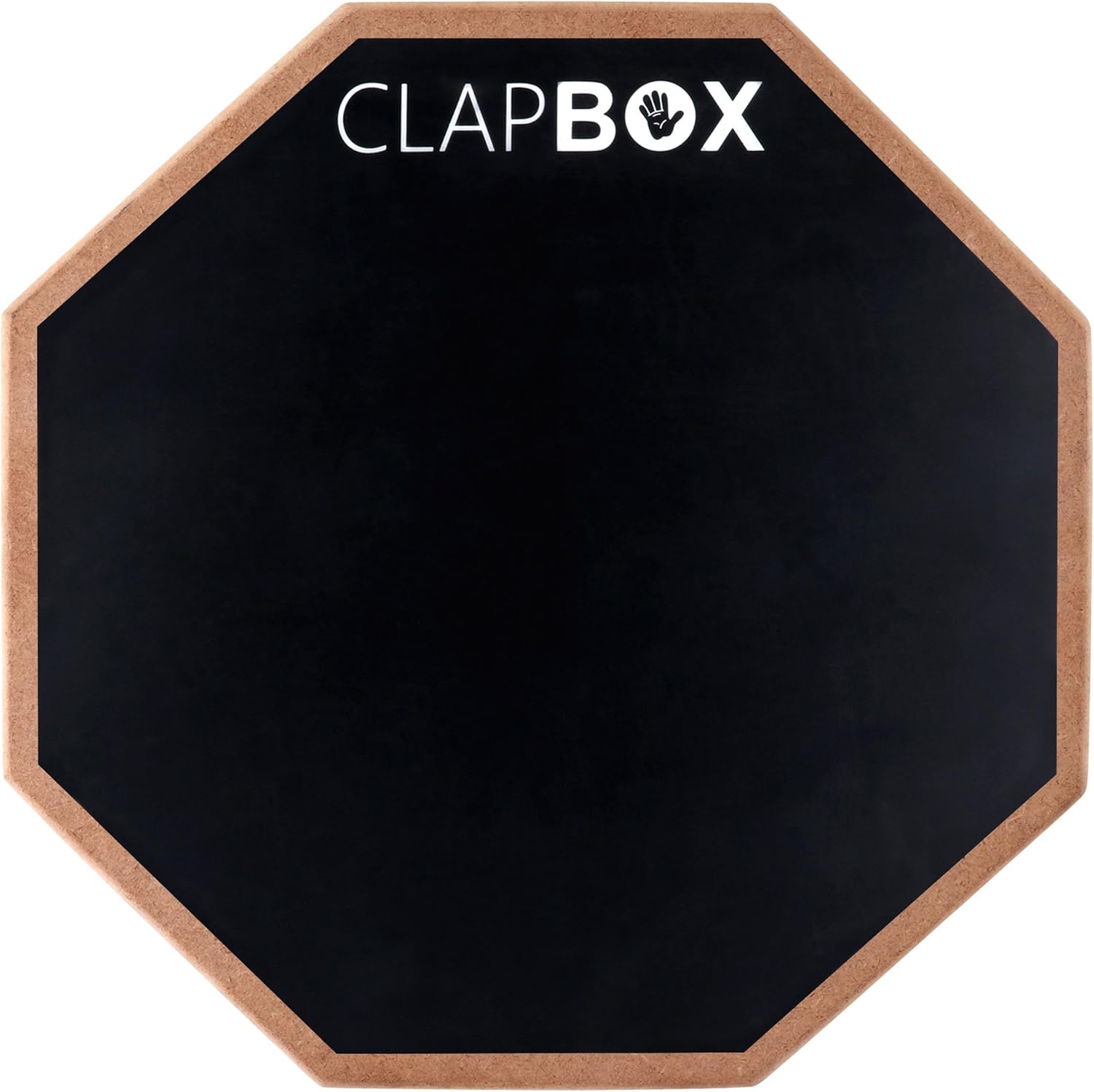 Clapbox 12″ Drum Practice Pad – Includes the best Practice Pads for Drummers | NOT MADE IN CHINA | Ideal Practice Drum Pad for Everyone & Versatile Use