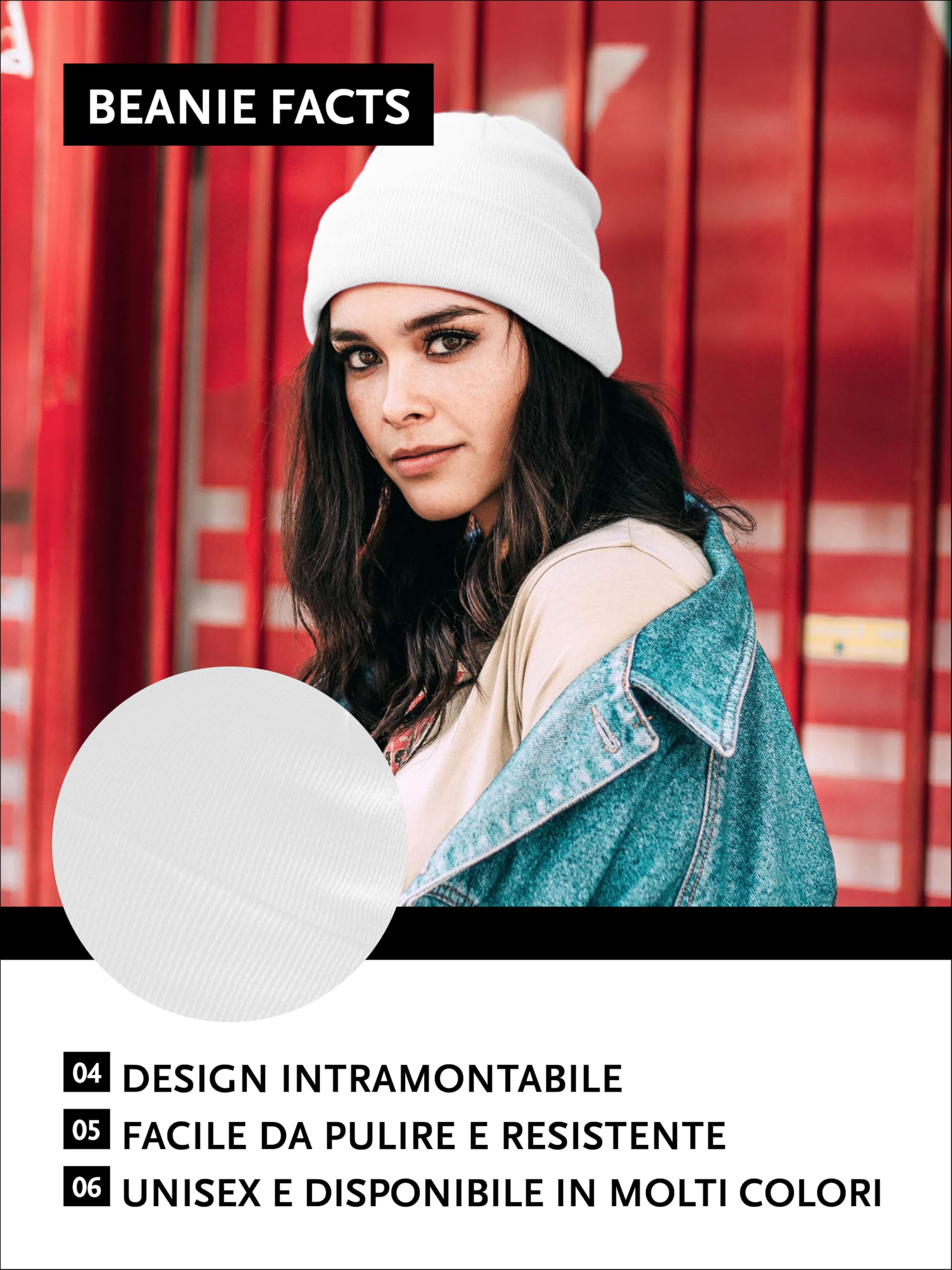 DonDon Berretto Uomo Berretto Donna Beretto Invernale Beanie Design Classico