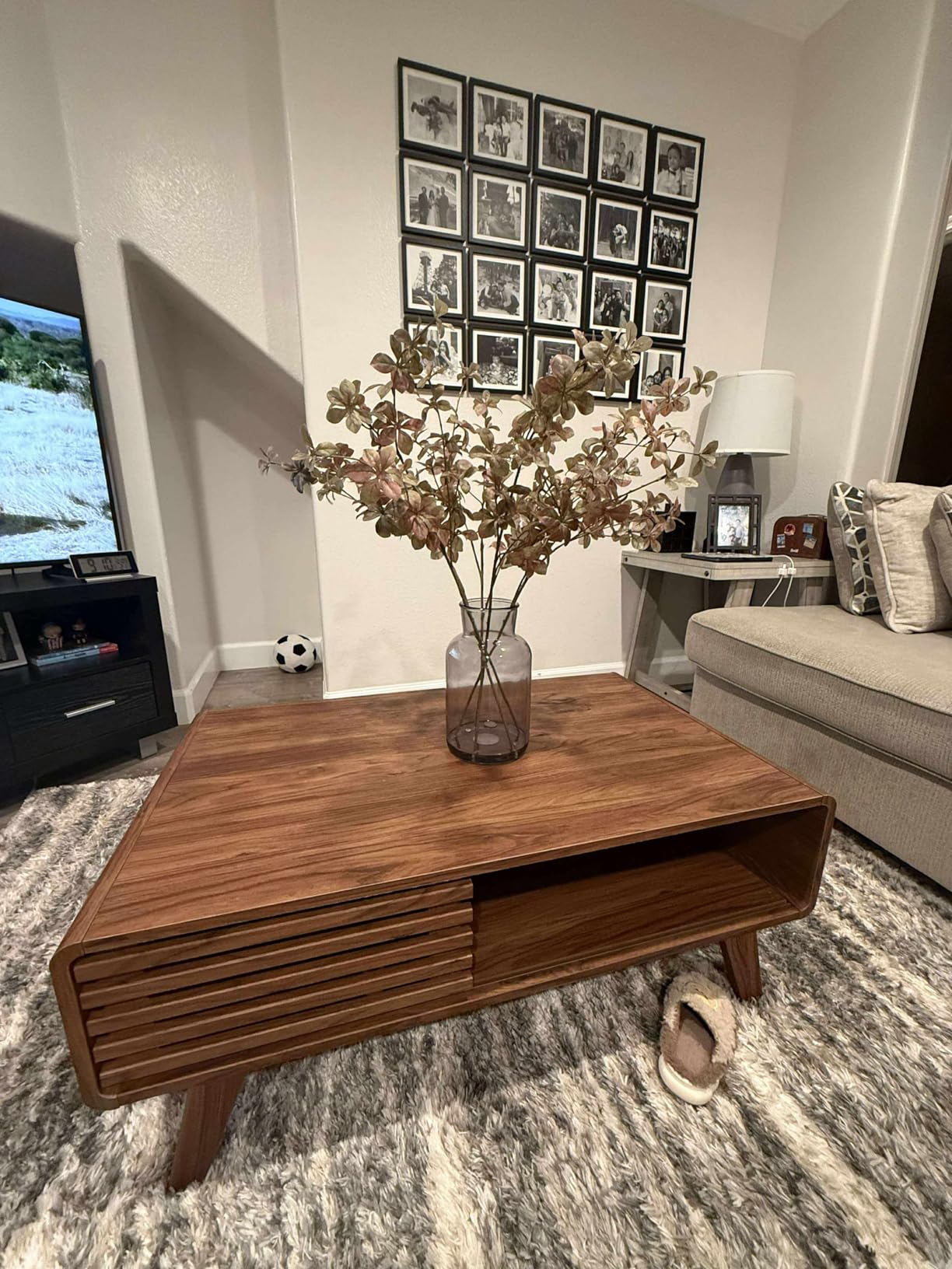 Ensley Coffee Table, Walnut – Mopio