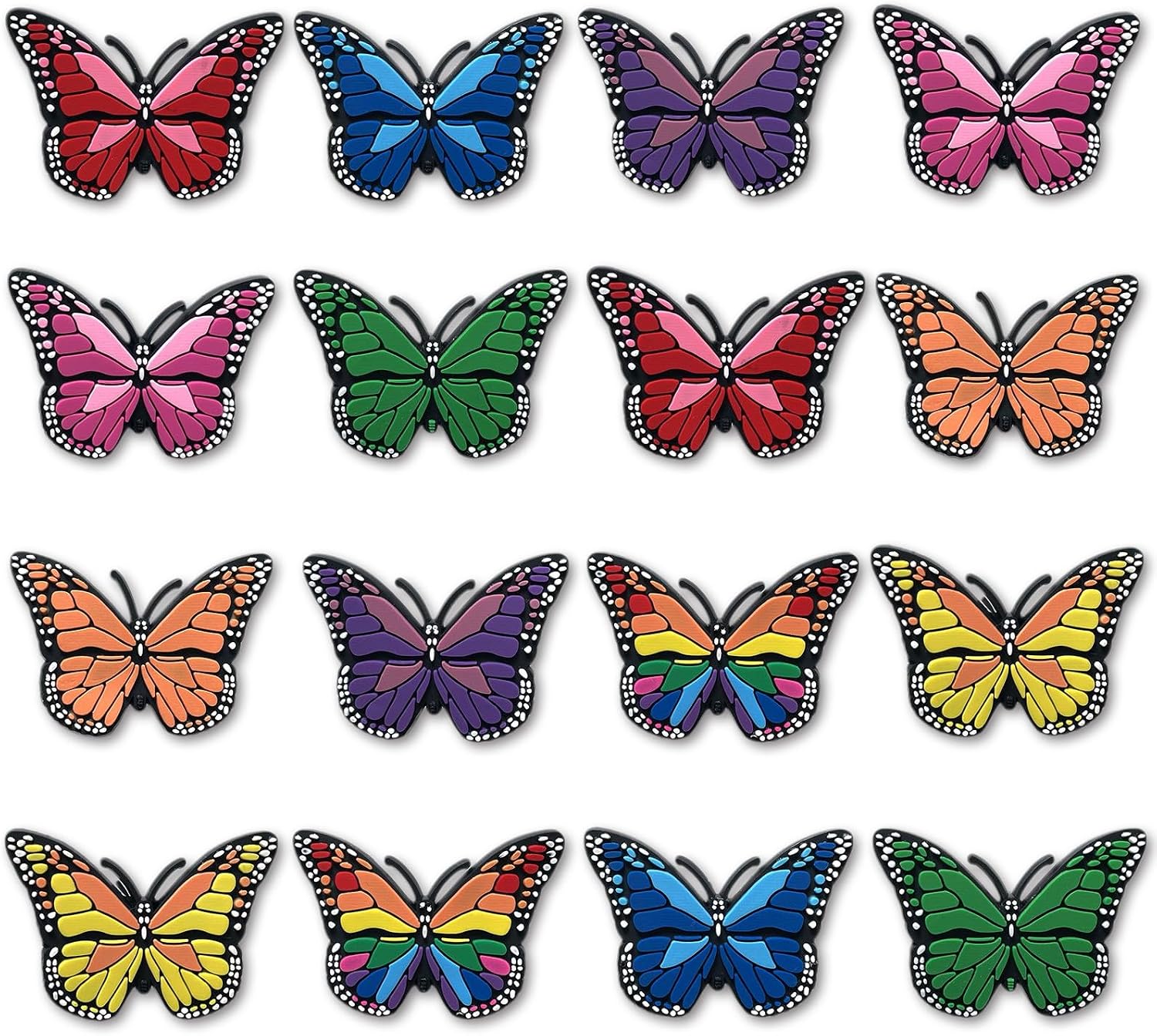 Autumn Volleyball Butterfly Puerto Rico Peace and Love Shoes Charms Decoration, Penguin Sorority Tennis Swim Cat Shoe Charms for Croc Clog Sandals