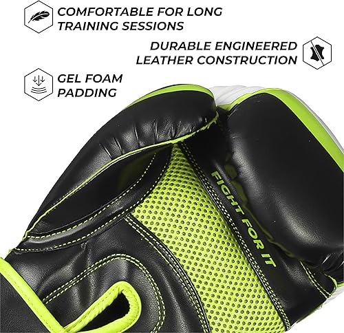 Miniatura 5 de Sanabul Essential - Guantes con gel probados para hombre y mujer, ideales para boxeo, kickboxing, artes marciales mixtas, Muay Thai y entrenamiento