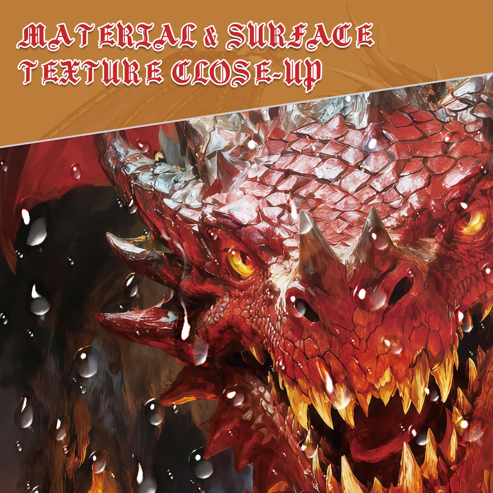 Byhoo Set da 2 schermi DM per D&D 5E – Accessori immersivi – Lavagolem & Principe del Drago Rosso, superficie cancellabile con supporti, formato pieghevole portatile A4 per master di gioco