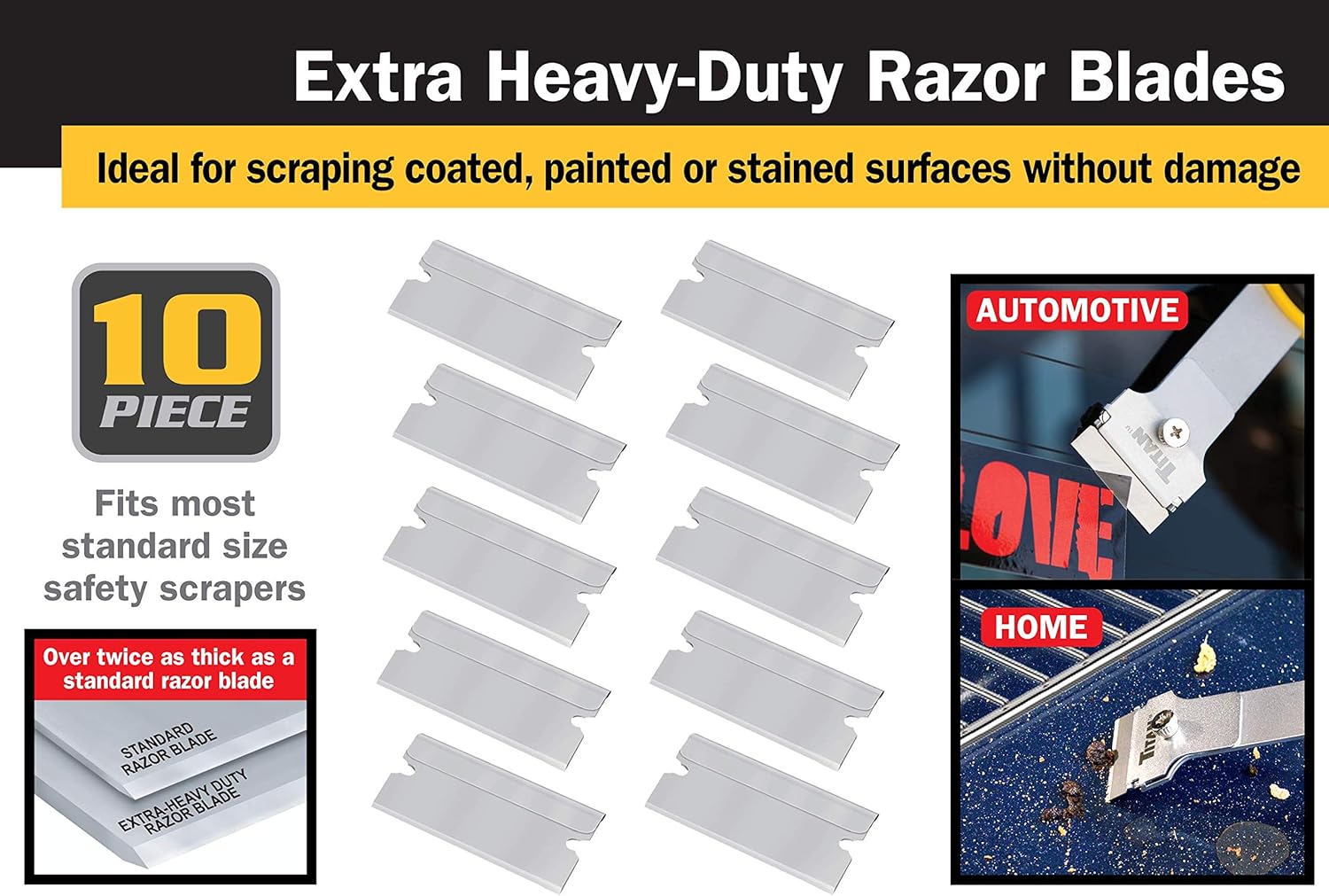 Titan 17008 Multi-Purpose Razor Scraper Set
