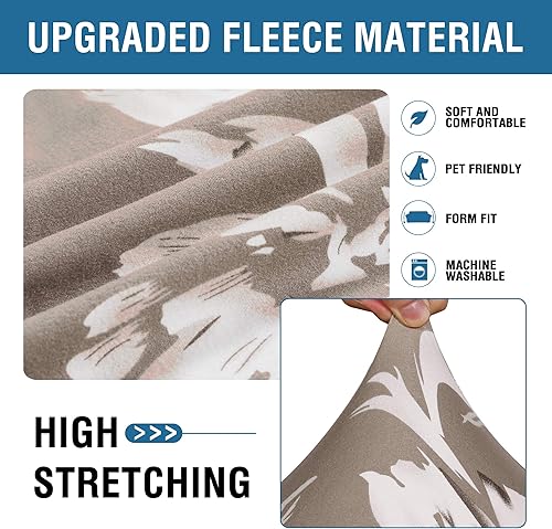 Miniatura 3 de H.VERSAILTEX Super Stretch 2 Pieces Sofa Covers for Armchair Covers Living Room Chair Slipcovers Feature Soft Thick Modern Style with Individual