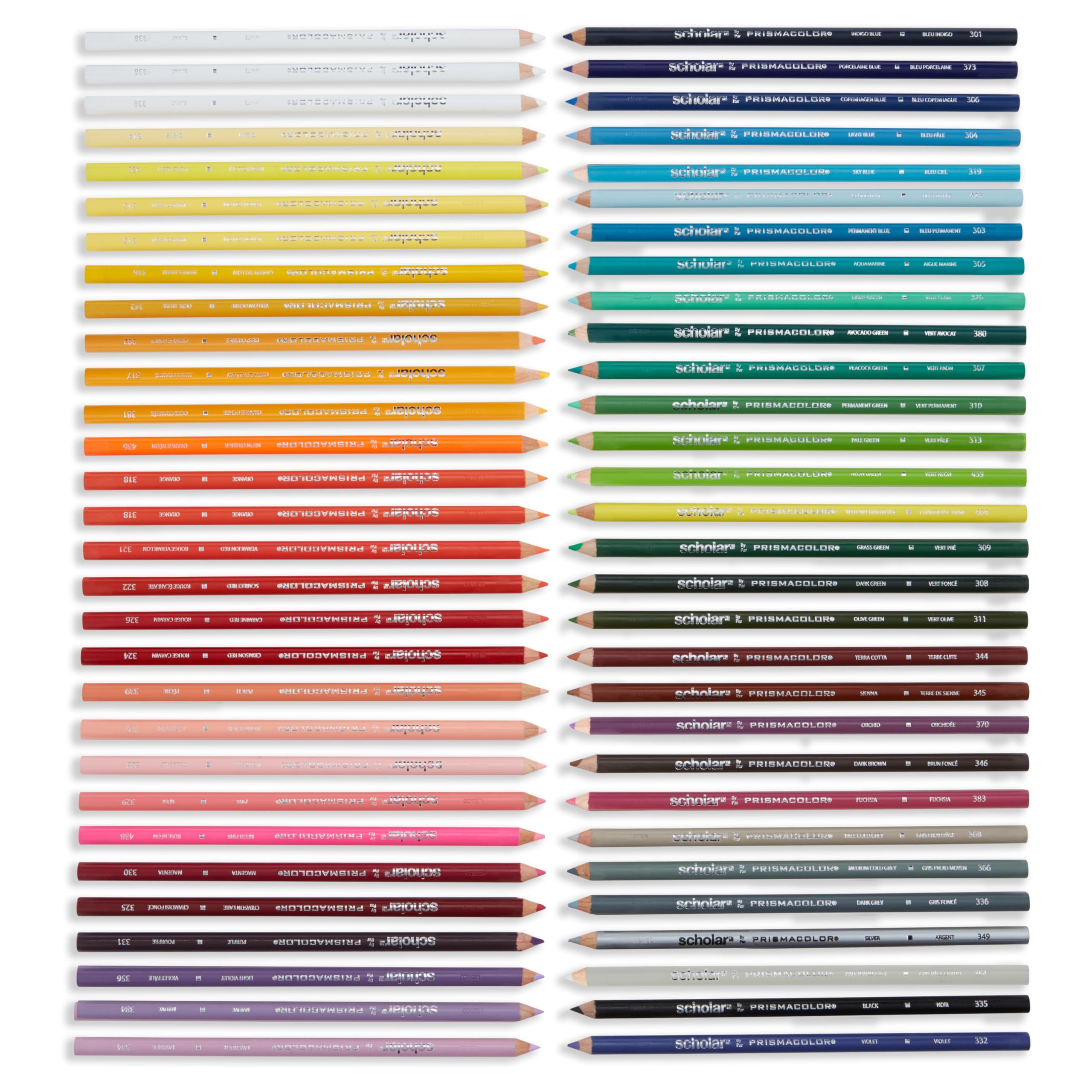 PRISMACOLOR MAIN-87676 Scholar Buntstifte, 60 Stück