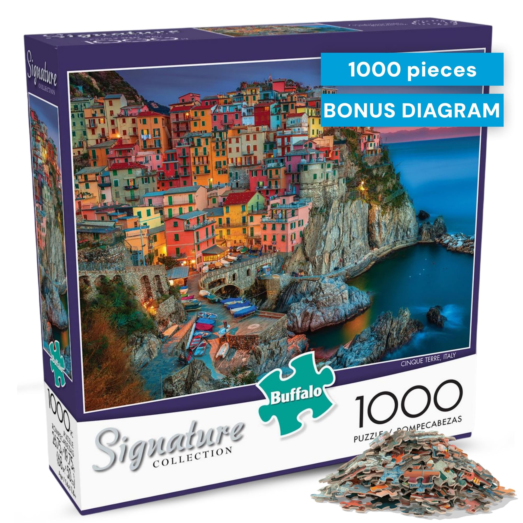Buffalo Games Signature Collection - Cinque Terre - 1000 Piece Jigsaw Puzzle