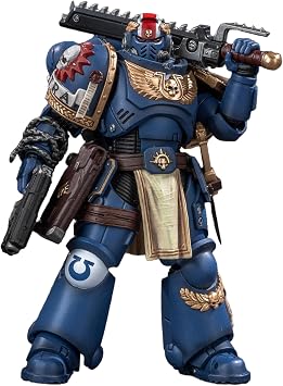 JOYTOY 1/18 Action Figures - Warhammer 40,000 Ultramarines Titus with Laurels of Victory - 5,Highly Posable Collectible Model Ages 15+