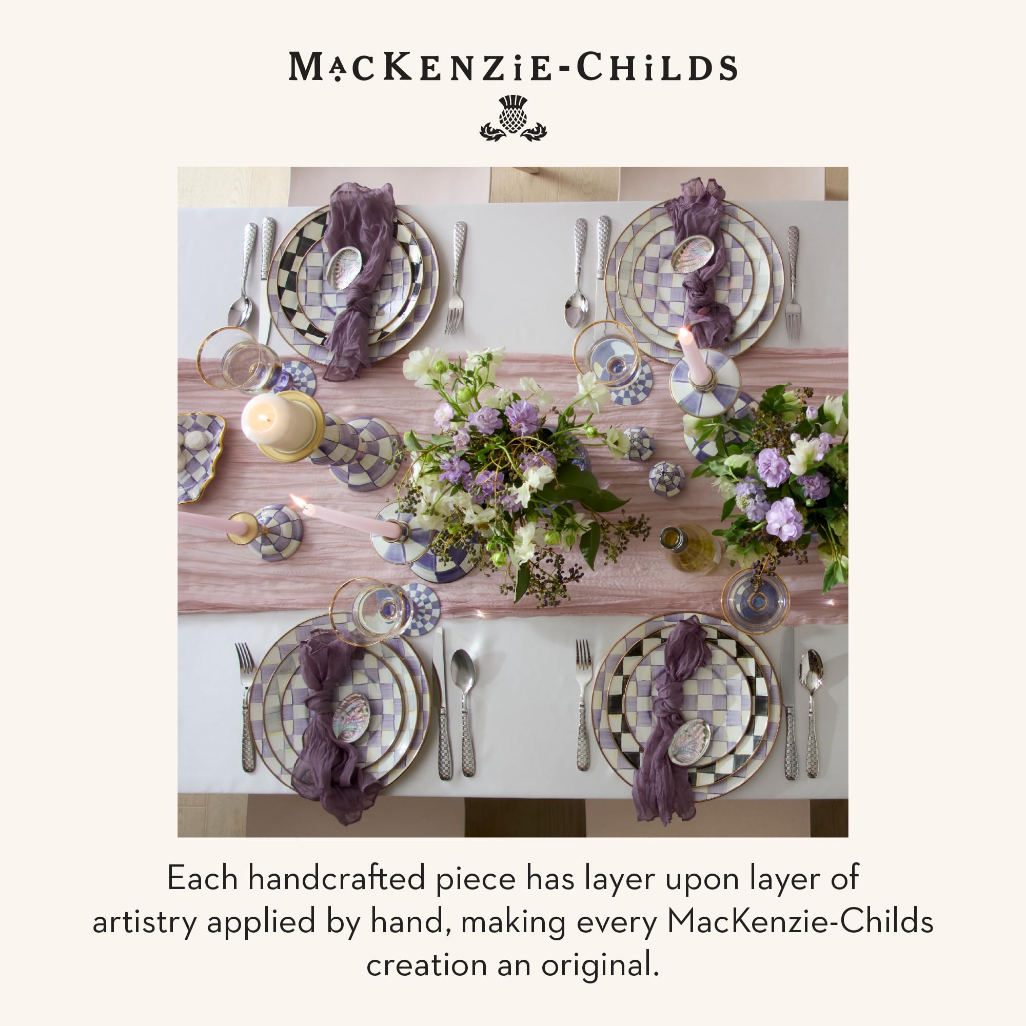 MacKenzie-Childs Cookie Jar - 1 Gallon Violet Check -6 MacKenzie-Childs Cookie Jar - 1 Gallon Violet Check -6