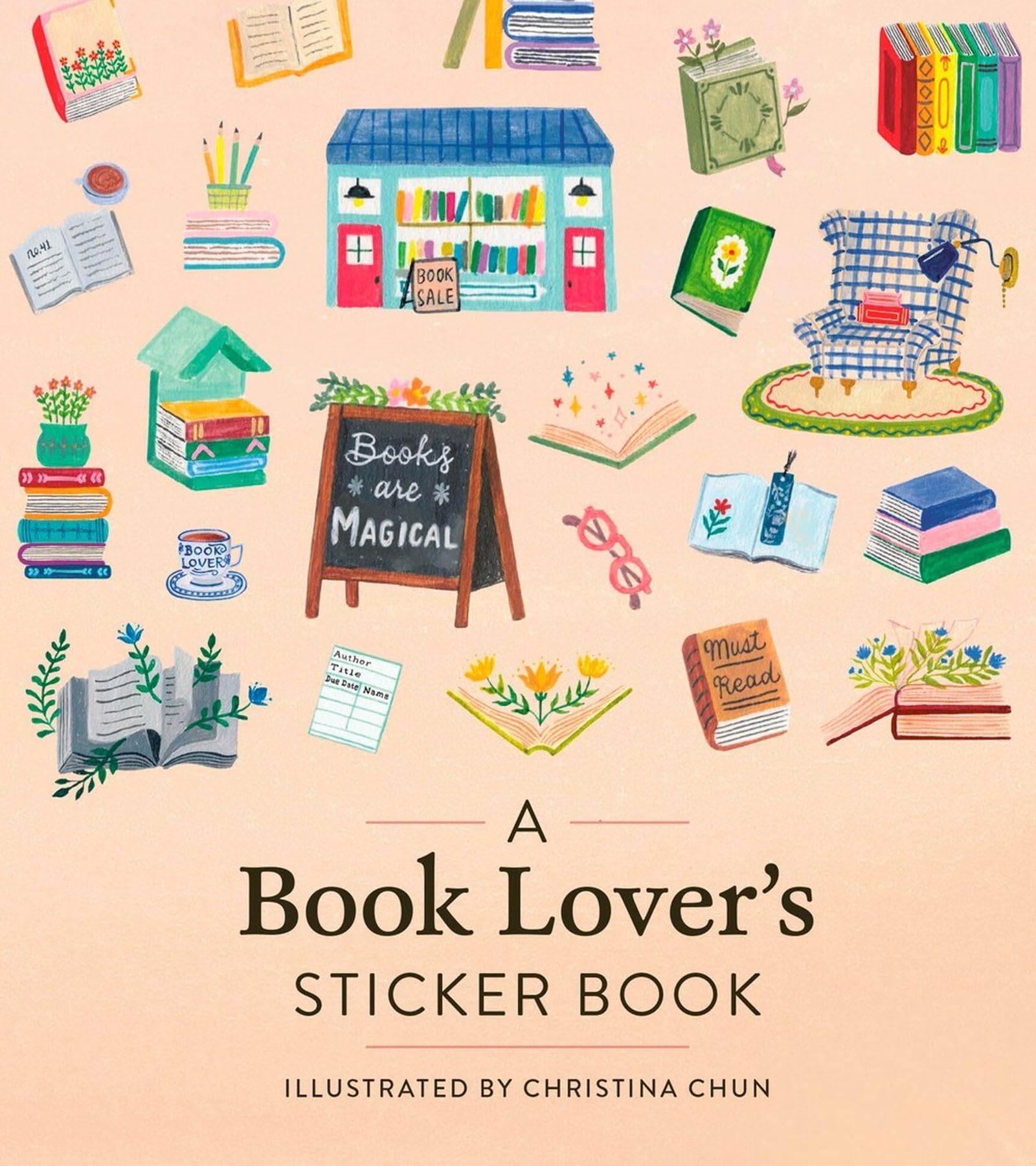 A Book Lover's Sticker Book (Workman Adult)