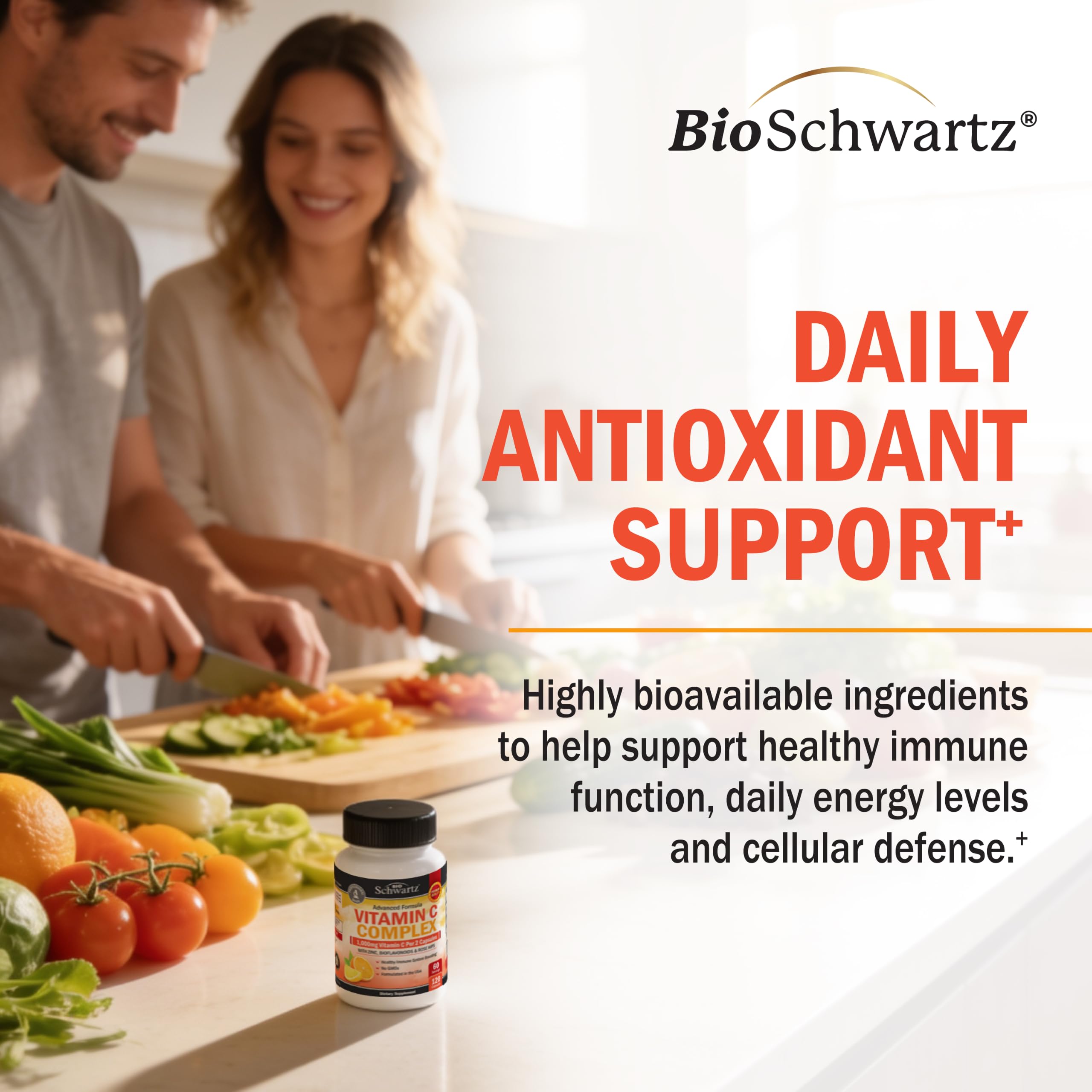 BioSchwartz Vitamin C Complex Supplement - Vitamin C 1000mg Capsules — Amazon image 6
