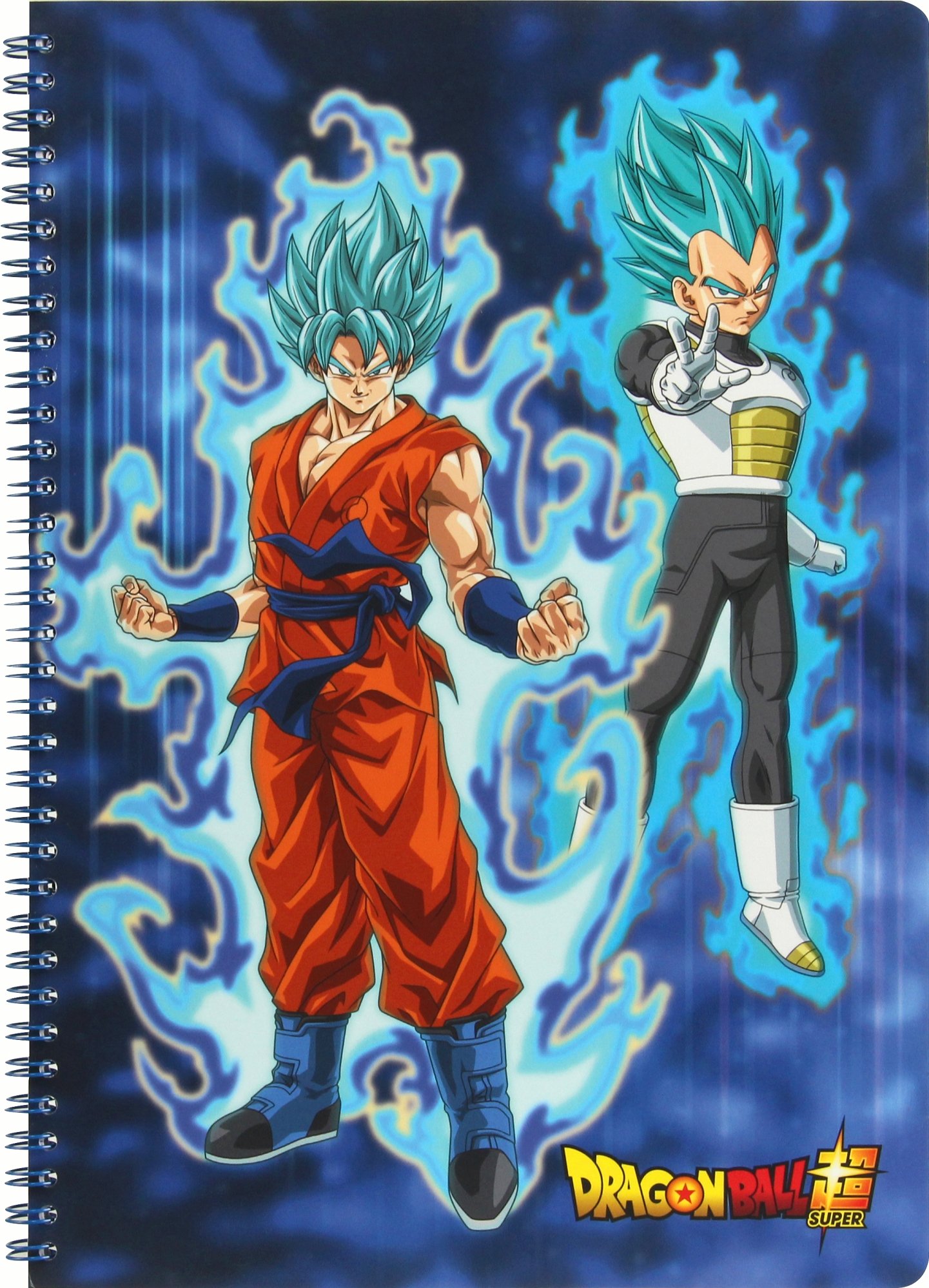Clairefontaine 812773C - Un Cahier à Spirale visuel "Dragon Ball Super" - A4 21x29,7 cm - 240 Pages Lignées papier Blanc 90g avec 3 intercalaires, 4 visuels, livraison aléatoire
