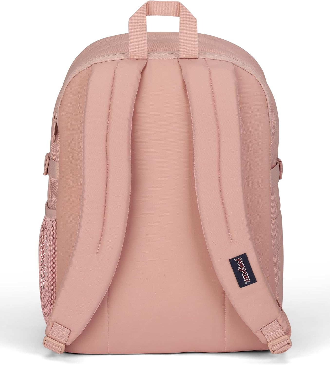 JanSport Main Campus FX Backpack - Travel or Work Bag w 15-Inch Laptop Pack with Leather Trim, Misty Rose - Image 4