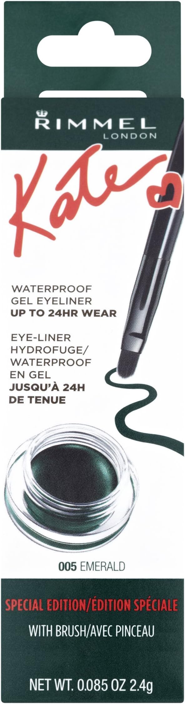 London Gel Liner by Kate, Emerald Green