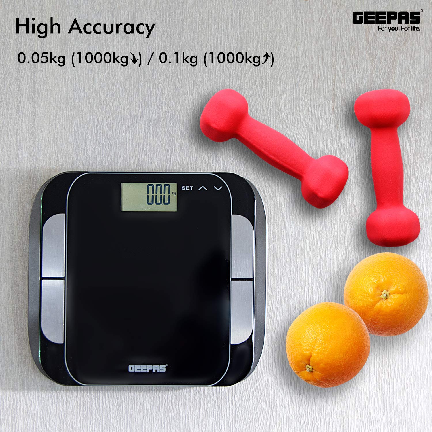 Buy Geepas High Precision Body Fat Scales Digital Weight Bathroom