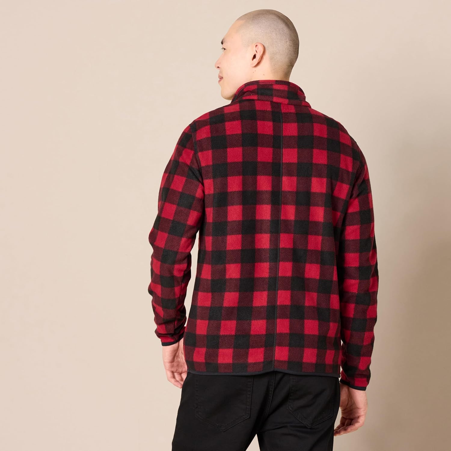 Amazon Essentials Men's Fleece Jacket, 1/4 Zipper Pullover - Image 3