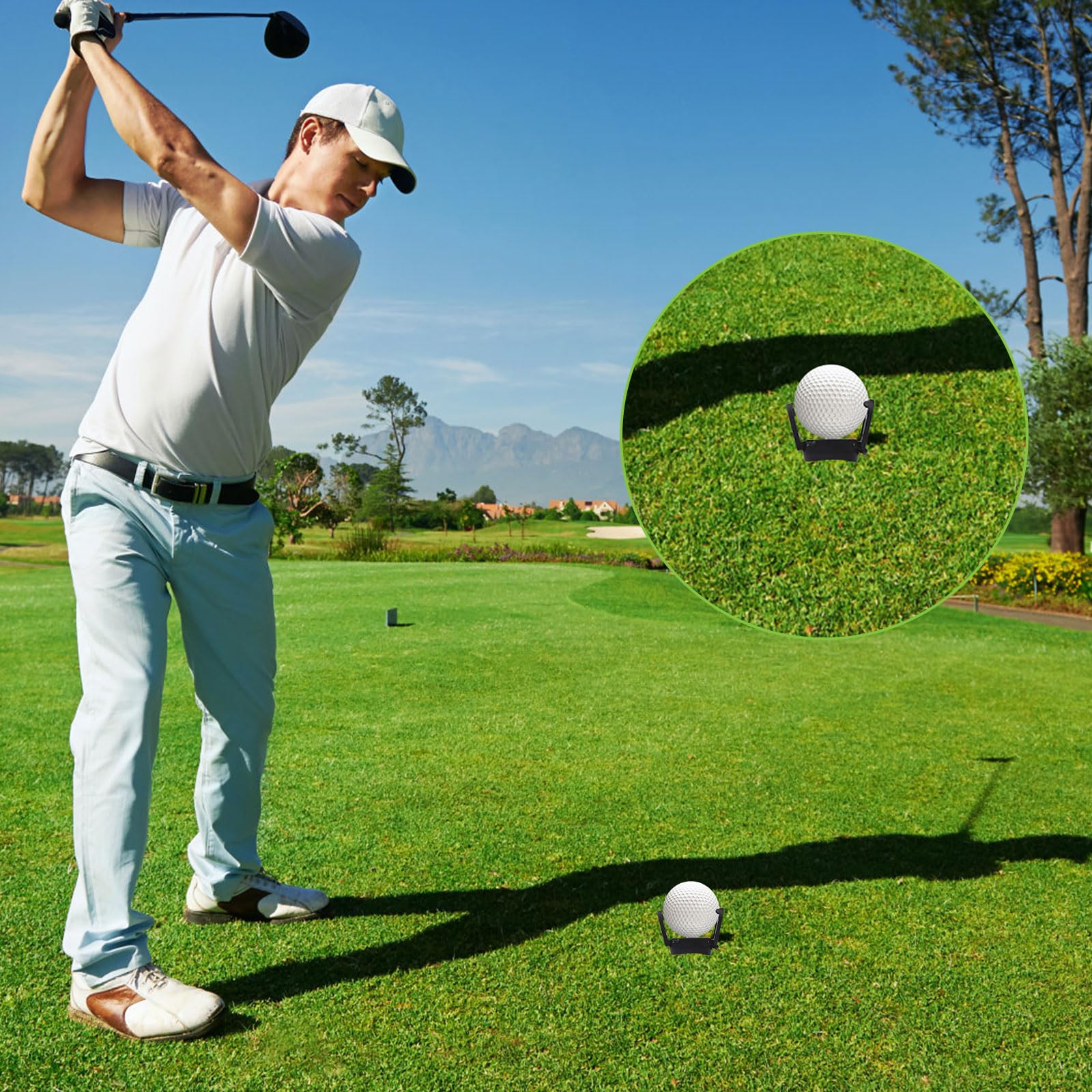 Golf Ball Pick Up Golf Ball Retriever Mini Putter Picker Golfball Pinze Golf Accessories Ball Pickup Golf Helper Training Attrezzature da golf Recuperatore di palla regolabile per sport 6