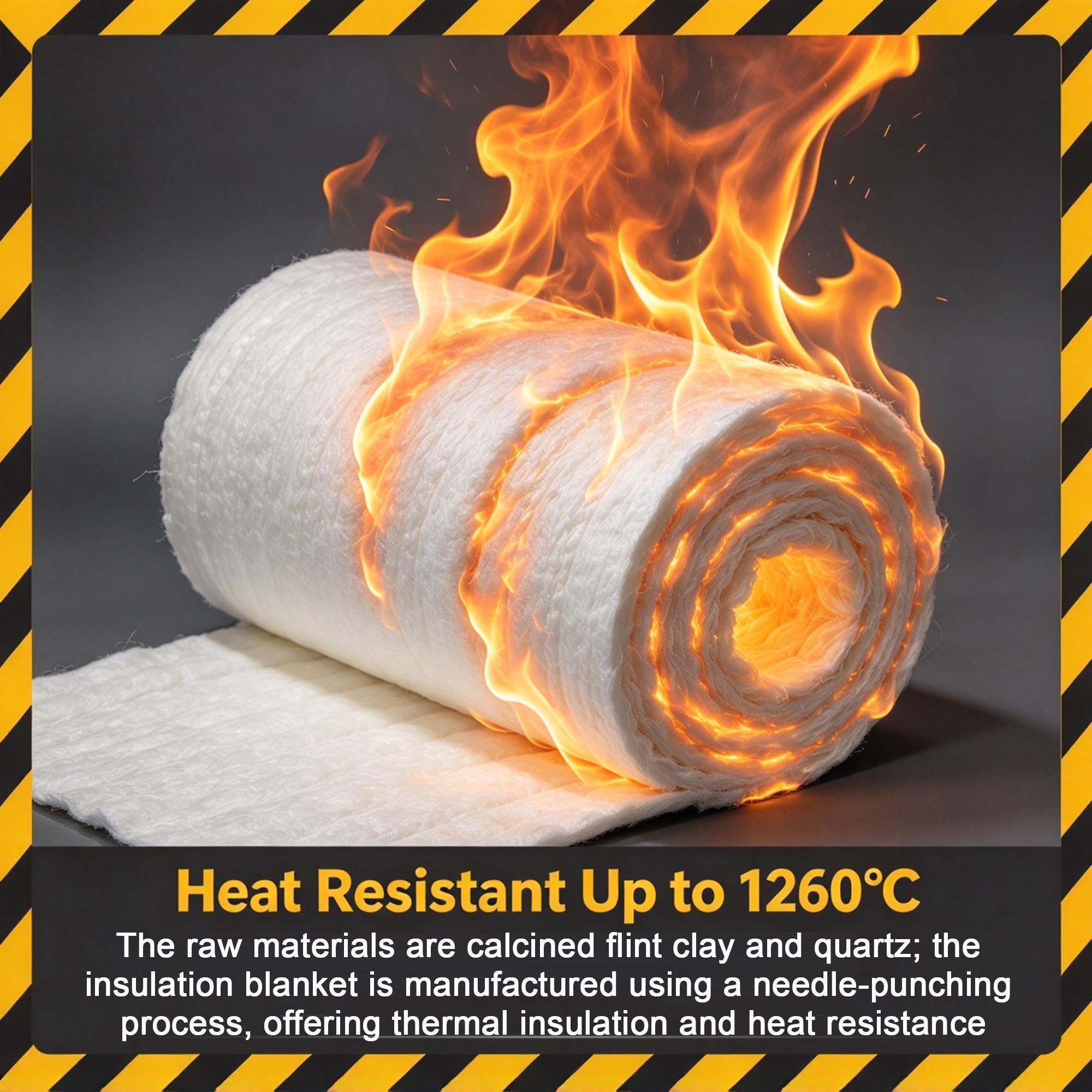 Isolamento Ignifugo Per Alte Temperature, Vari Spessori